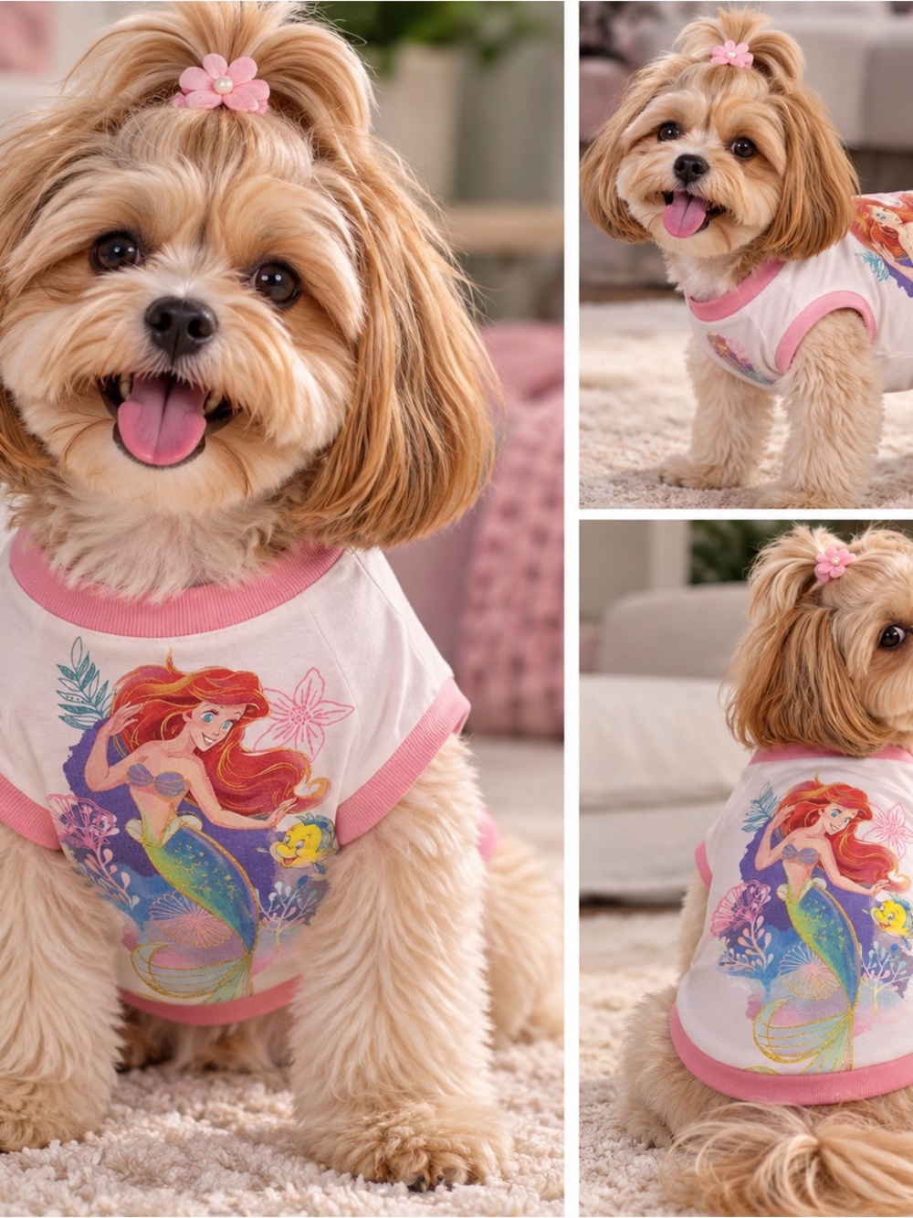 Disney Tails The Little Mermaid Ariel Dog Shirt – Size M (NWT) 🧜♀️🐚